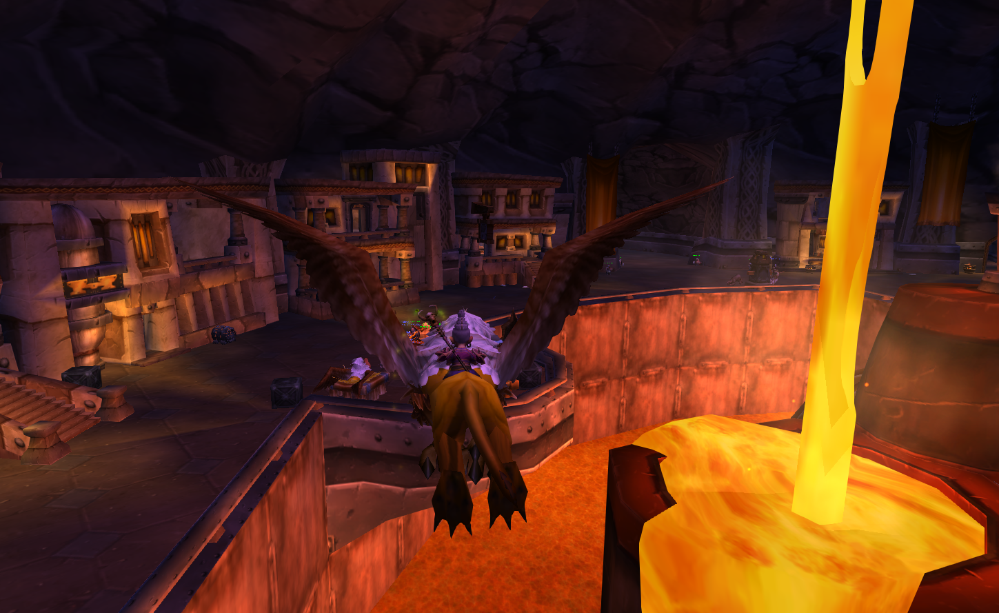 Flying in Ironforge. Image by Jana Allmand-Zeman